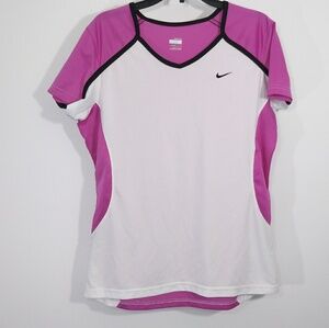Nike dry Fit two toned workout T-Shirt Sz M